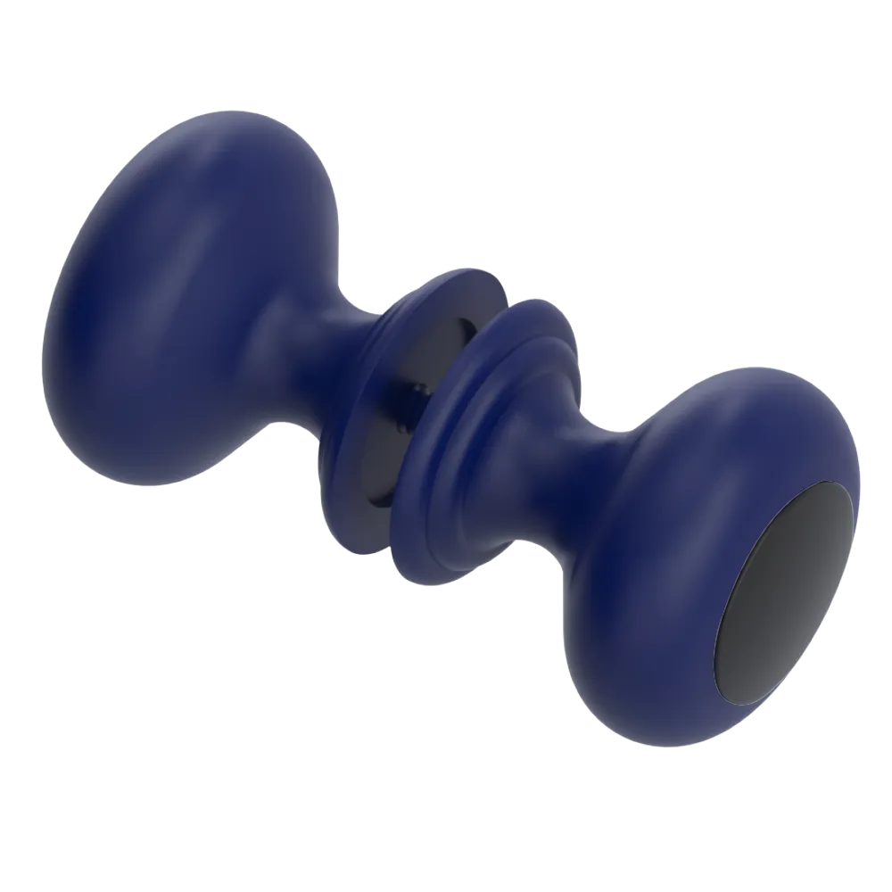 Rubinet Shower Door Knob (set) Midnight Blue