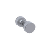 Rubinet Shower Door Knob (set) Satin Chrome