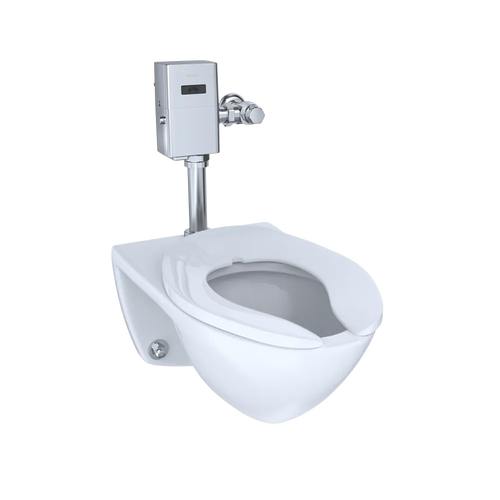 TOTO Commercial Ultra-High Efficiency Toilet, 1.0/1.28/1.6 GPF, Elongated Bowl (Reclaimed Water Option)
