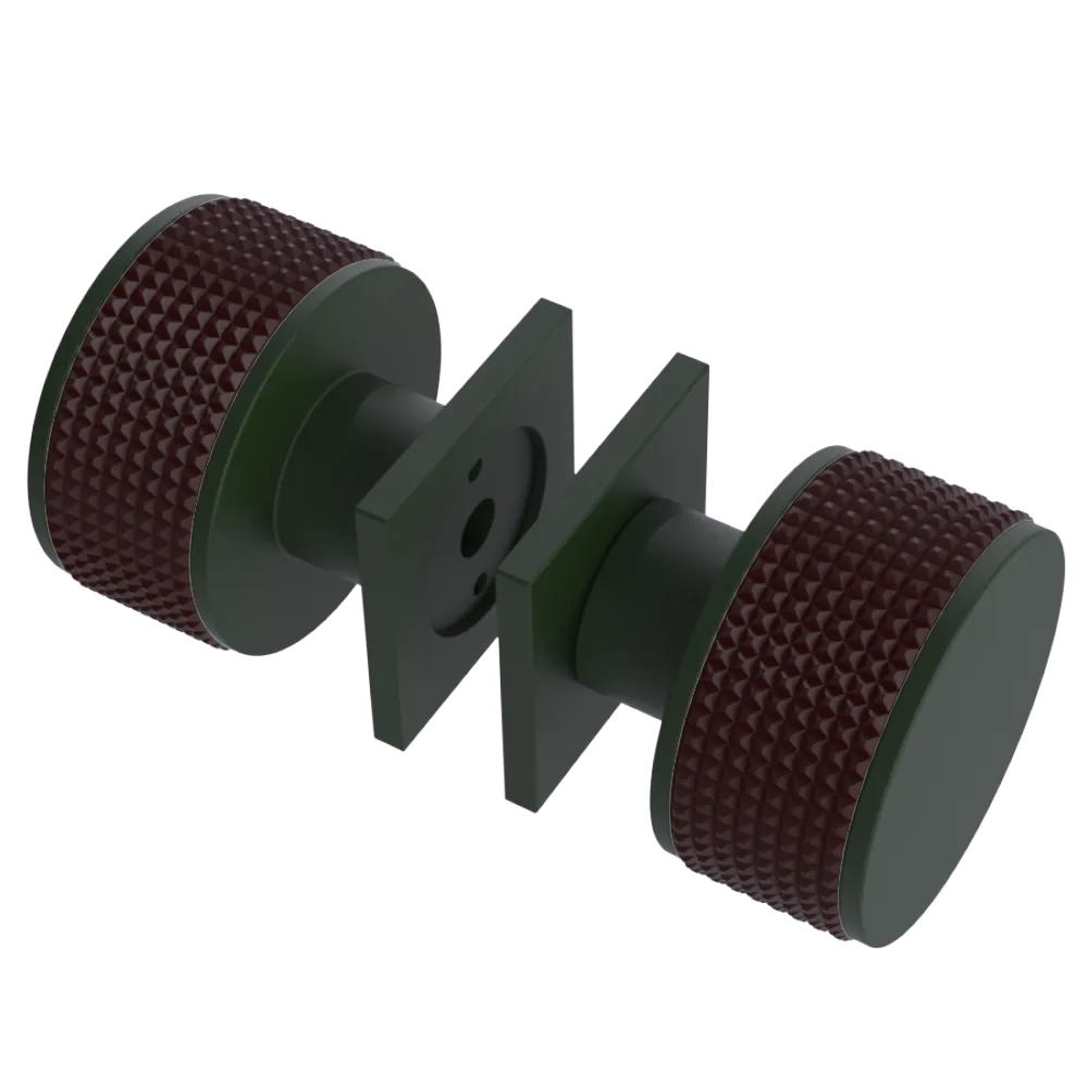 Rubinet Shower Door Knob (set) Green Envy