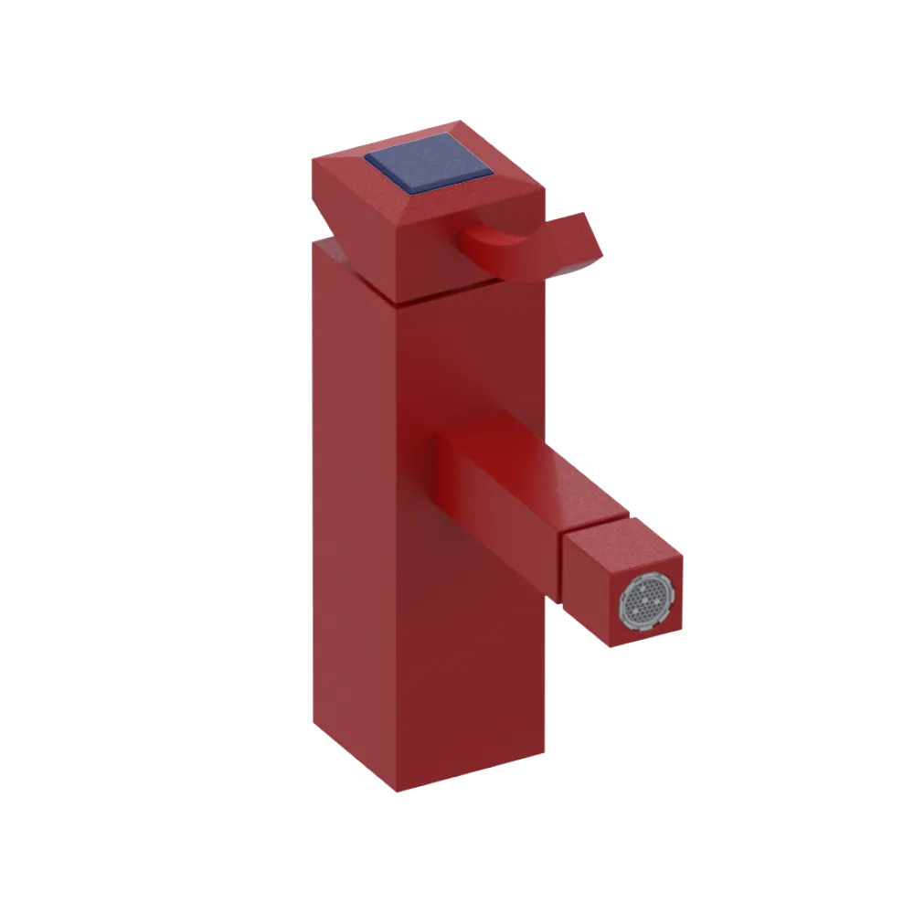 Rubinet Single Control Bidet Fitting (less drain) Maroon