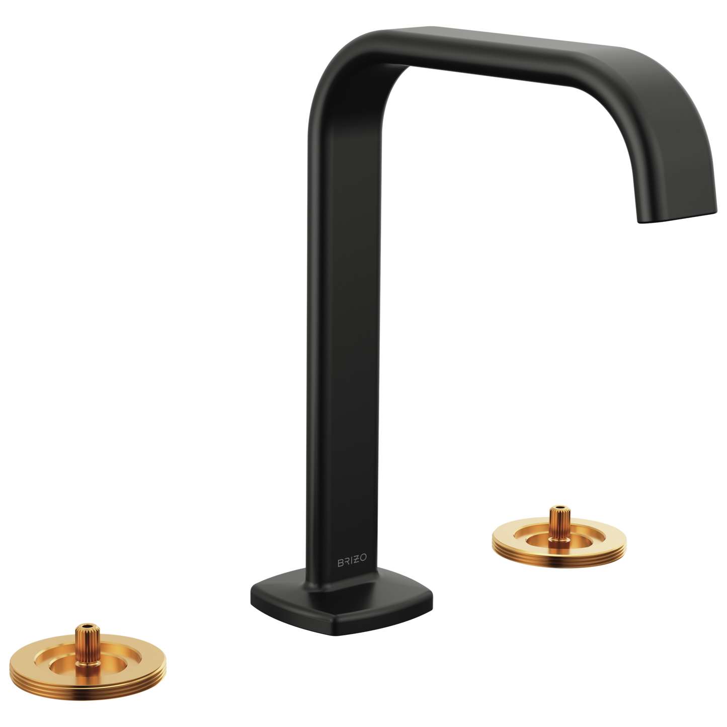 Brizo Widespread Lavatory Faucet With Square Spout Less Handles