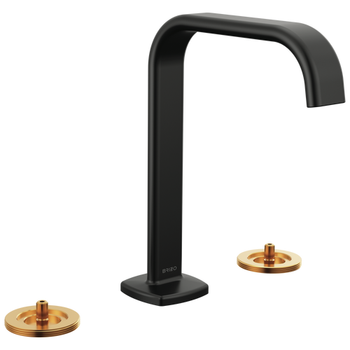 Brizo Widespread Lavatory Faucet With Square Spout Less Handles