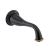 Rubinet Tub Filler Spout Wall Mount Black