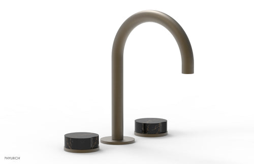Phylrich CIRC - Widespread Faucet - High Spout, Marble Handles 250-03