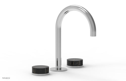Phylrich CIRC - Widespread Faucet - High Spout, Marble Handles 250-03