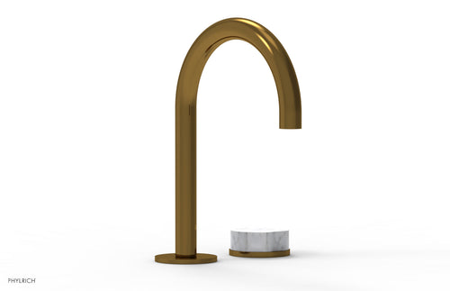 Phylrich CIRC - Single Handle Faucet - High Spout, Marble Handles 250-06