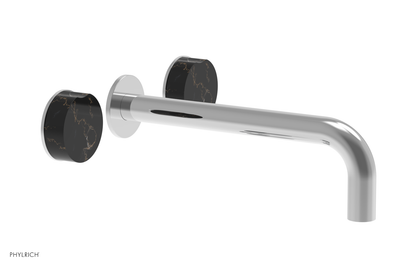 CIRC - 10" Wall Lavatory Set , Marble Handles 250-13-10