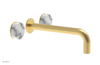 CIRC - 10" Wall Tub Set - White Marble Handles 250-58-10