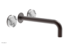 CIRC - 10" Wall Lavatory Set , Marble Handles 250-13-10