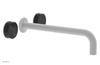 CIRC - 12" Wall Tub Set - Black Marble Handles 250-58-12