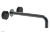 CIRC - 12" Wall Tub Set - Black Marble Handles 250-58-12
