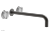 CIRC - 12" Wall Tub Set - White Marble Handles 250-58-12