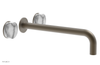 CIRC - 12" Wall Tub Set - White Marble Handles 250-58-12