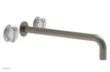 CIRC - 14" Wall Tub Set - White Marble Handles 250-58-14