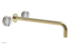 CIRC - 14" Wall Tub Set - White Marble Handles 250-58-14
