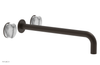 CIRC - 14" Wall Tub Set - White Marble Handles 250-58-14