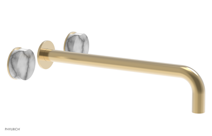CIRC - 14" Wall Tub Set - White Marble Handles 250-58-14