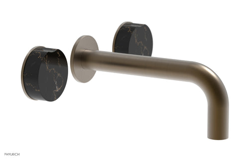 Phylrich CIRC - Wall Lavatory Set , Marble Handles 250-13