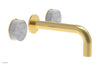 Phylrich CIRC - Wall Lavatory Set , Marble Handles 250-13