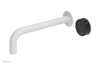 CIRC - 10" Single Handle Wall Lavatory Set - Black Marble Handle 250-17-10