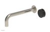 CIRC - 10" Single Handle Wall Lavatory Set - Black Marble Handle 250-17-10