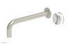 CIRC - 10" Single Handle Wall Lavatory Set - White Marble Handle 250-17-10