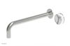 CIRC - 12" Single Handle Wall Lavatory Set - White Marble Handle 250-17-12