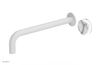CIRC - 12" Single Handle Wall Lavatory Set - White Marble Handle 250-17-12