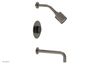 CIRC 10" Pressure Balance Tub and Shower Set - Marble Handle 250-28-10
