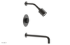 CIRC 12" Pressure Balance Tub and Shower Set - Marble Handle 250-28-12