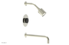 CIRC 12" Pressure Balance Tub and Shower Set - Marble Handle 250-28-12