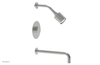 CIRC 12" Pressure Balance Tub and Shower Set - Round Handle 250-26-12