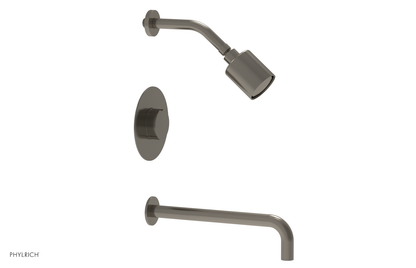 CIRC 12" Pressure Balance Tub and Shower Set - Round Handle 250-26-12