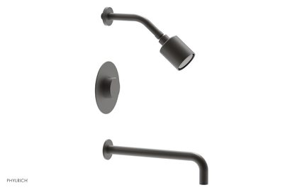 CIRC 12" Pressure Balance Tub and Shower Set - Round Handle 250-26-12
