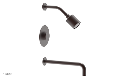 CIRC 12" Pressure Balance Tub and Shower Set - Round Handle 250-26-12