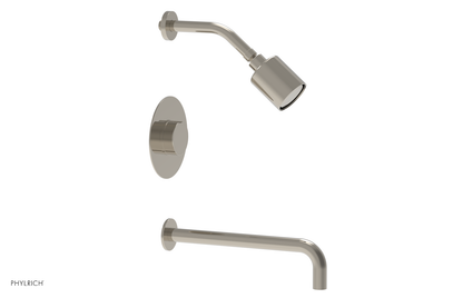 CIRC 12" Pressure Balance Tub and Shower Set - Round Handle 250-26-12