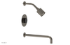 CIRC 14" Pressure Balance Tub and Shower Set - Marble Handle 250-28-14