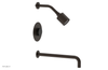 CIRC 14" Pressure Balance Tub and Shower Set - Marble Handle 250-28-14