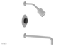 CIRC 14" Pressure Balance Tub and Shower Set - Marble Handle 250-28-14