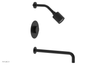 CIRC 14" Pressure Balance Tub and Shower Set - Marble Handle 250-28-14