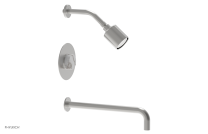 CIRC 14" Pressure Balance Tub and Shower Set - Marble Handle 250-28-14