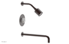 CIRC 14" Pressure Balance Tub and Shower Set - Marble Handle 250-28-14