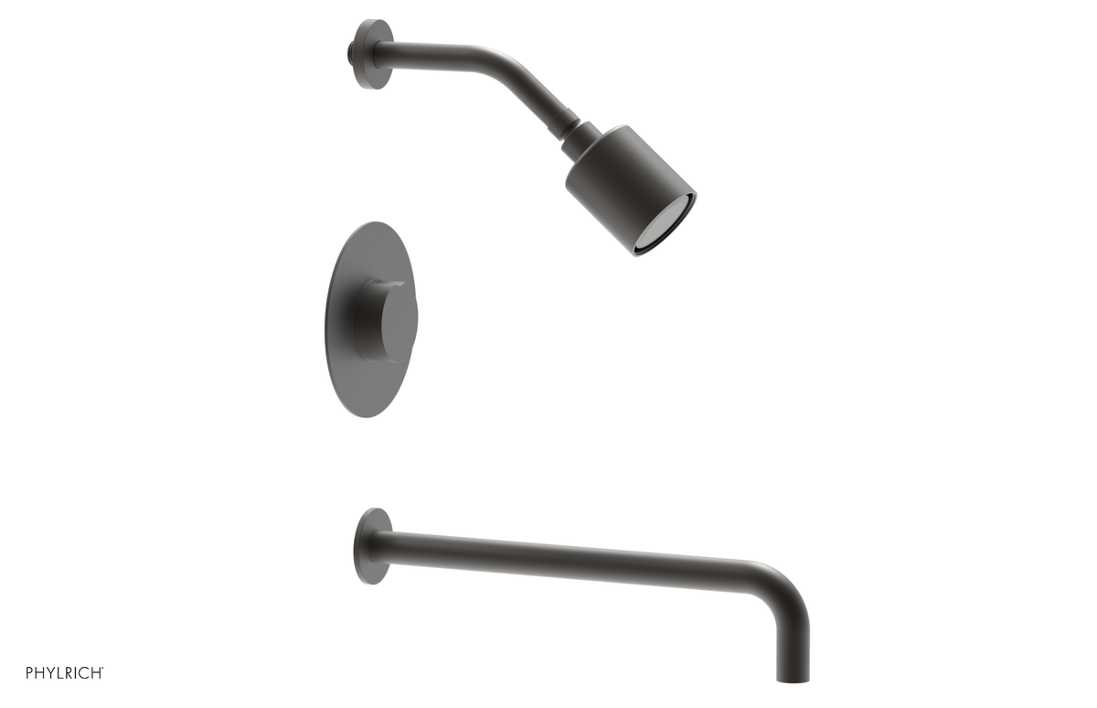 CIRC 14" Pressure Balance Tub and Shower Set - Round Handle 250-26-14