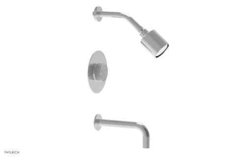 Phylrich CIRC Pressure Balance Tub and Shower Set - Marble Handle 250-28