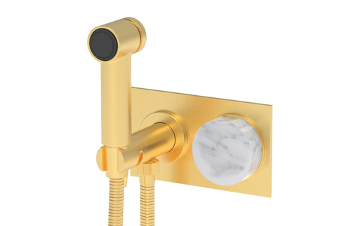 Phylrich CIRC - Wall Mounted Bidet, Marble Handle 250-66