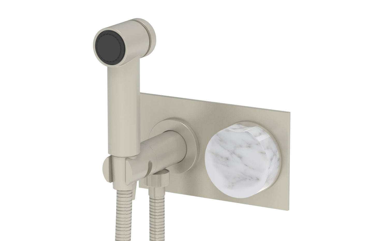 Phylrich CIRC - Wall Mounted Bidet, Marble Handle 250-66