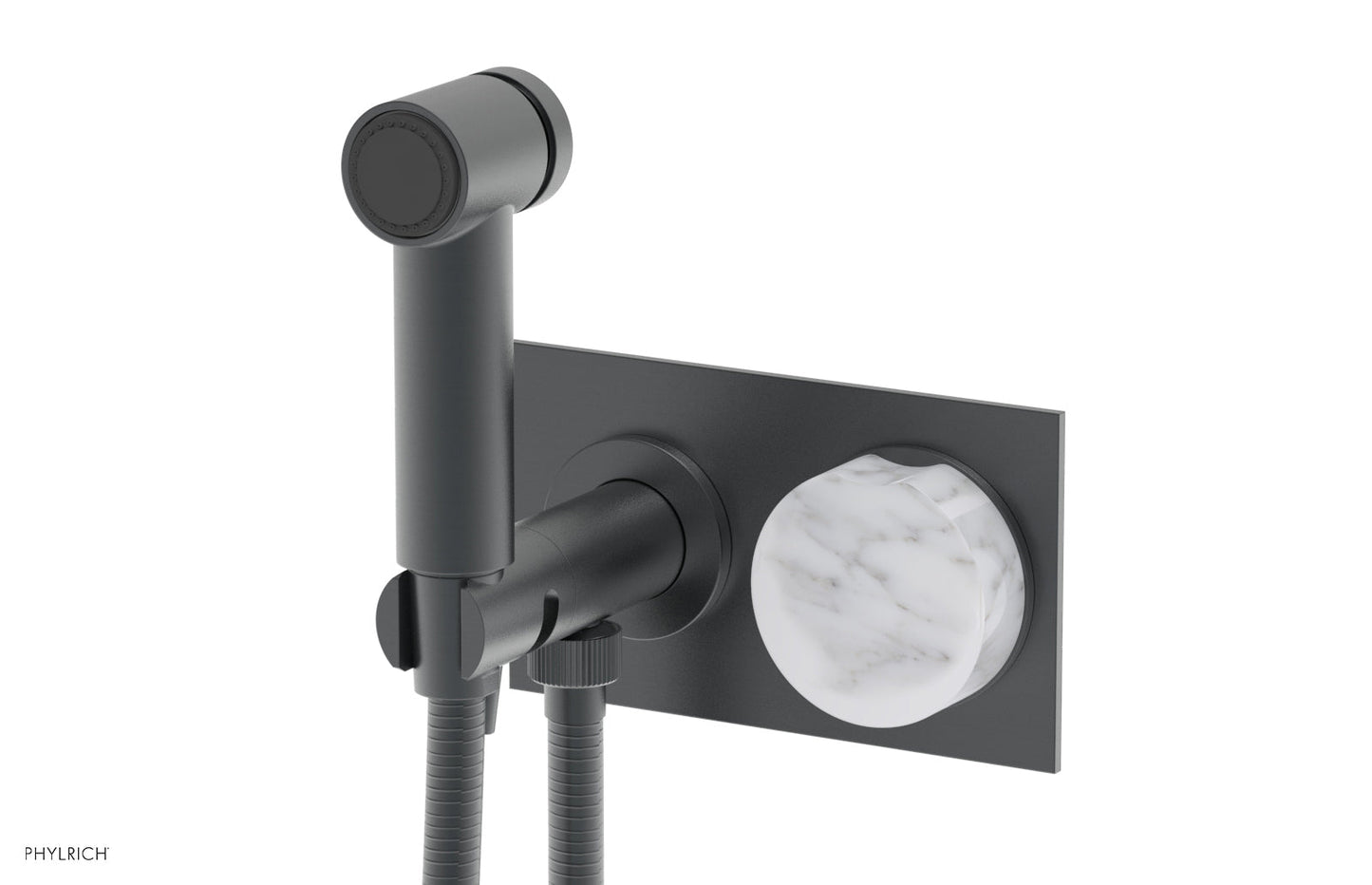 Phylrich CIRC - Wall Mounted Bidet, Marble Handle 250-66