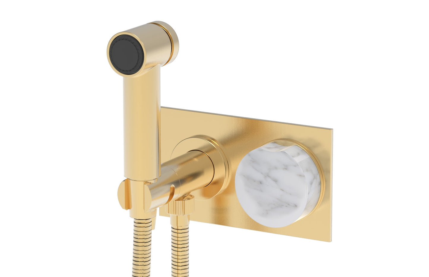 Phylrich CIRC - Wall Mounted Bidet, Marble Handle 250-66