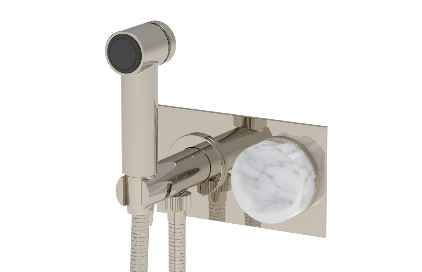 Phylrich CIRC - Wall Mounted Bidet, Marble Handle 250-66